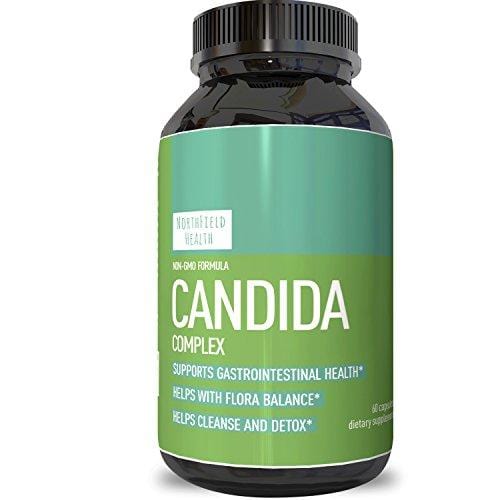 Candida Detox Cleanse Complex with Probiotics Digestive Enzymes Oregano Leaf Extract for Weight Loss Digestive Health Energy Antibacterial Antimicrobial Supplement for Women & Men (60 CAP's)