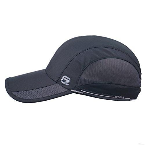 GADIEMKENSD Quick Dry Sports Hat Lightweight Breathable Soft Outdoor Run Cap (Classic Upgrade, Black) [product _type] GADIEMKENSD - Ultra Pickleball - The Pickleball Paddle MegaStore