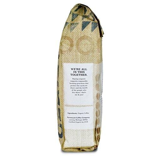 Certified Organic Coffee, Breakfast Blend, Medium Roast from Paramount Roasters, 40 oz, Ground, USDA Certified, Kosher Certified