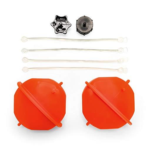 Camco Rhino Heavy Duty 28 Gallon Portable Waste Holding Hose and Accessories-Durable Leak Free and Odorless RV Tote Tank (39004)