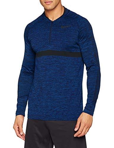 Nike Men's Dri-Fit Half Zip Golf Top-Gym Blue/Obsidian-XL