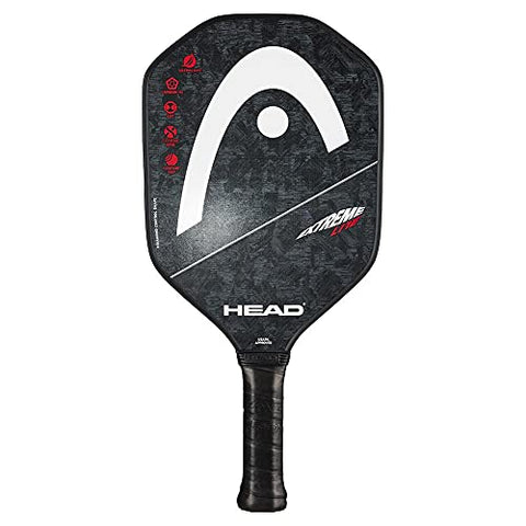 HEAD Graphite Pickleball Paddle - Extreme Lite Lightweight Paddle w/ Spin Texture & Comfort Grip, White