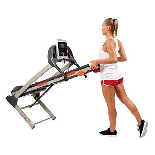 Sunny Health & Fitness Treadmill Folding Motorized Running Machine