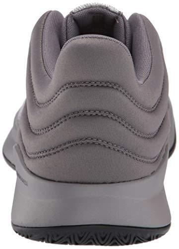 adidas Men's Pro Spark 2018 Low, Grey/Silver Metallic/Black 11 M US