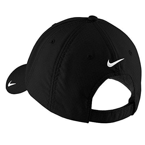 Nike Authentic Sphere Quick Dry Low Profile Swoosh Embroidered Adjustable Cap - Black
