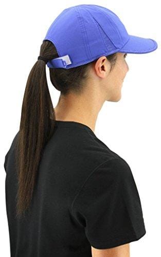 adidas Women's Superlite Relaxed Adjustable Performance Cap, Hi-Res Blue/Hi-Res Blue/Chalk Purple Heather, One Size