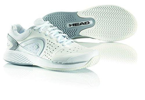 HEAD Women's Sprint pro-w, White/Gray/Silver, 7 M US