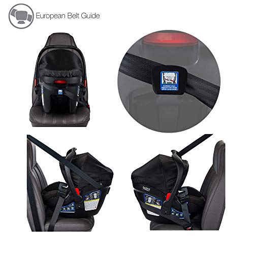 Britax B-Safe Ultra Infant Car Seat - 4 to 35 Pounds - Rear Facing - 2 Layer Impact Protection, Cool Flow Ventilated Fabric, Grey
