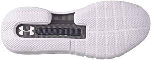 Under Armour Men's Drive 5 Basketball Shoe, Midnight Navy (401)/White, 8