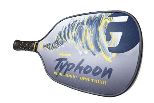 Gamma Typhoon NeuCore Pickleball Paddles with Honeycomb Grip, Composite Fiberglass Surface, Blue - USAPA-Approved Pickleball Paddle with Thicker Large-Cell Core - Premium Pickleball Equipment