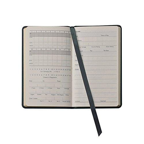 USGA On The Green, Golf Score & Rules Book, Genuine Calfskin Leather, 3" x 5"