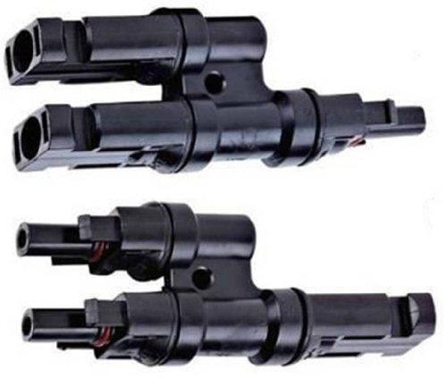 WindyNation 200 Watt Solar Panel Kit: 2pcs 100W Solar Panels + P30L LCD PWM Charge Controller + Solar Cable + MC4 Connectors + Mounting Brackets for Off-Grid RV Boat