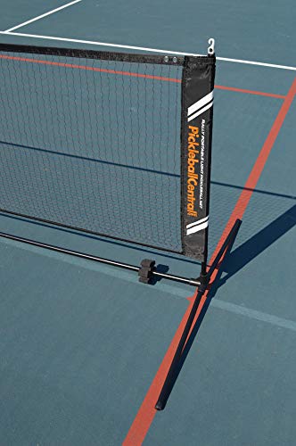Rally Portable Light Pickleball Net - 20 Foot Lightweight Portable Pickleball Net and Frame - Regulation Height - Easy Set-Up and Take Down (Enhanced Strength Steel Tube Frame + Net + Carry Bag)