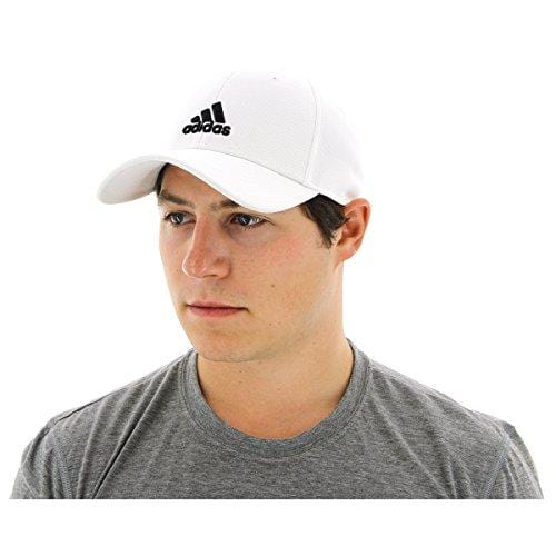 adidas Men's Rucker Stretch Fit Cap, White/Black, Large/X-Large