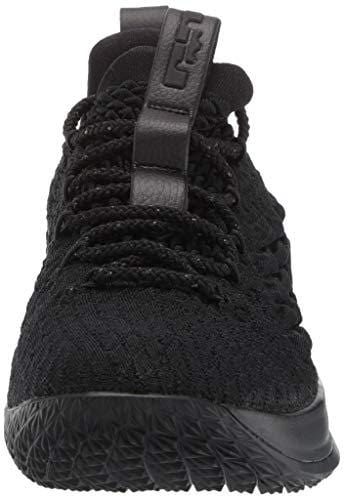 Nike Lebron XV Low Mens Fashion-Sneakers AO1755-004_12 - Black/Black-Thunder Grey
