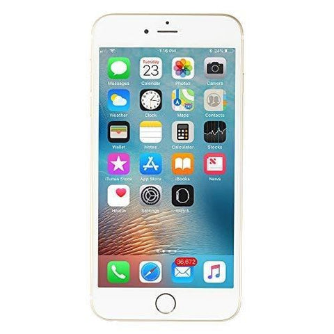 Apple iPhone 6 Plus, GSM Unlocked, 16GB - Gold (Renewed)