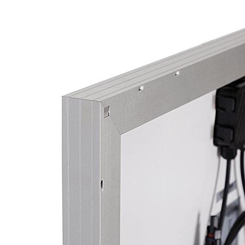 Richsolar 100 Watt Polycrystalline 100W 12V Solar Panel High Efficiency Poly Module RV Marine Boat Off Grid