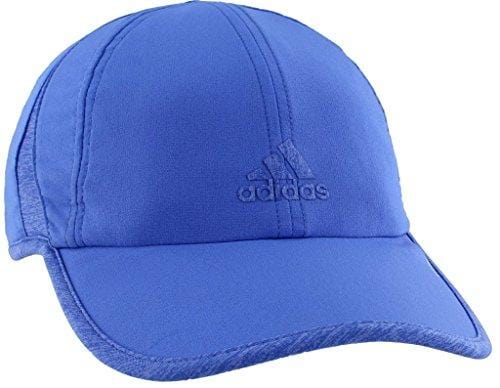 adidas Women's Superlite Relaxed Adjustable Performance Cap, Hi-Res Blue/Hi-Res Blue/Chalk Purple Heather, One Size