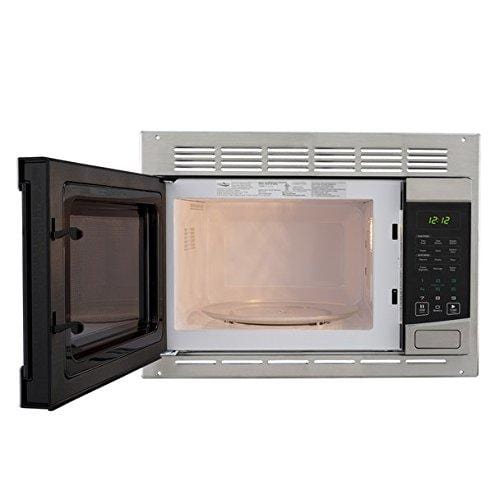 RecPro RV Stainless-Steel Microwave 1.0 cu ft. With Trim Package EM925AQR-S