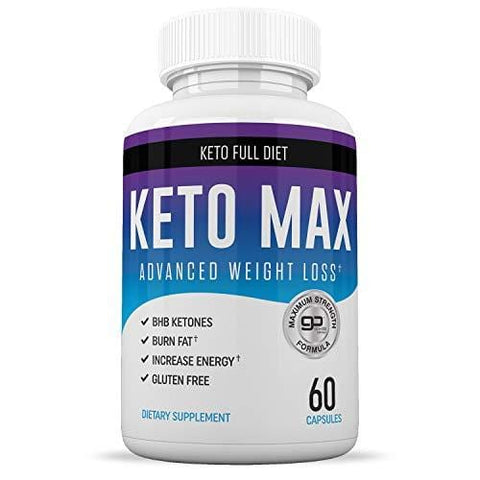 Best Keto Max Diet Pills - Ketogenic Keto Weight Loss Pills for Women and Men - Keto Diet Supplement BHB Salts - Ketosis Keto Supplement Exogenous Ketones - Keto Pills Weightloss 60 Capsules