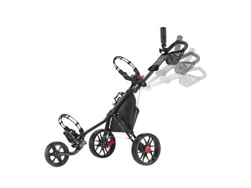CaddyTek Deluxe 3 Wheel Golf Push Cart Version 3, CaddyLite 11.5 V3-Black [product _type] CaddyTek - Ultra Pickleball - The Pickleball Paddle MegaStore