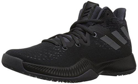 adidas Boys' Mad Bounce J Basketball Shoe Utility Black/Grey, 3.5 M US Big Kid