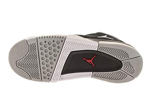 Jordan Nike Men's Big Fund Black/Metallic Silver/White Basketball Shoe 8 Men US