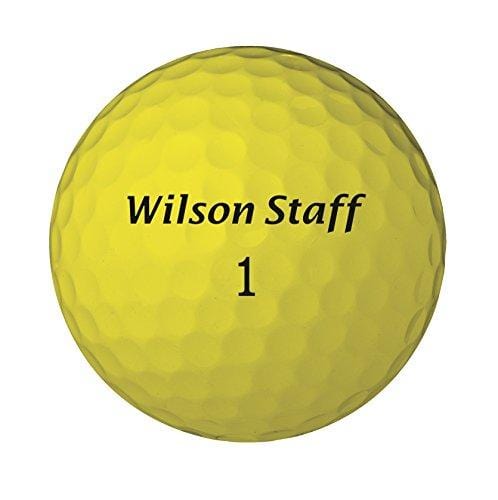 Wilson Staff Duo Golf Balls, Yellow, 12 Piece