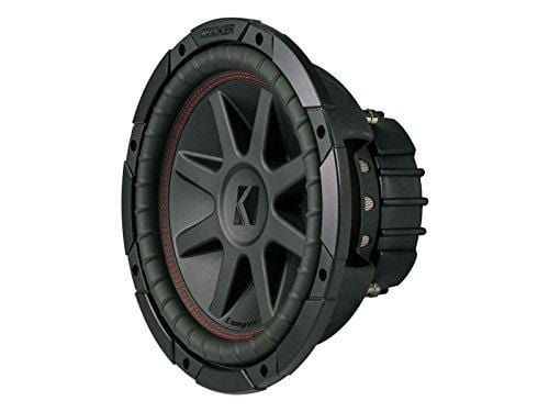 Kicker CVR104 (43CVR104) CompVR 10-Inch (25cm) Subwoofer, Dual Voice Coil, 4-Ohm, 350W