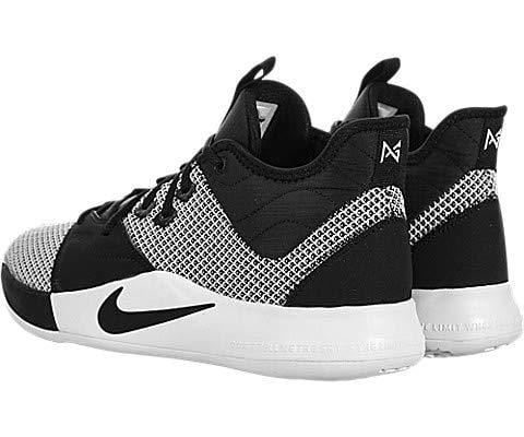 Nike Men's PG 3 Basketball Shoes, Black/Black/White (US 10)