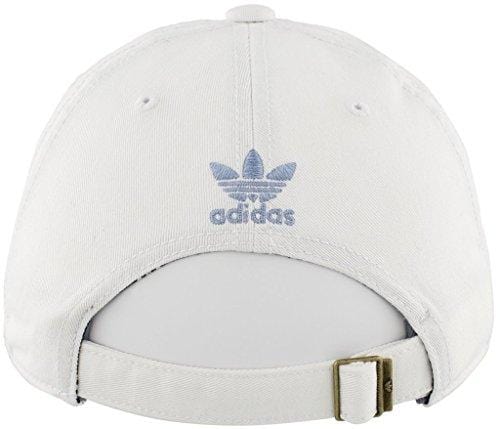 adidas Women's Originals Relaxed Adjustable Strapback Cap, White/Chalk Blue, One Size [product _type] adidas Originals - Ultra Pickleball - The Pickleball Paddle MegaStore