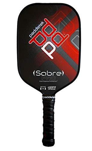 Paddletek Saber Pro Pickleball Paddle 4 3/8" Grip (Large) (Red 7.9-8.4 oz) [product _type] Paddletek - Ultra Pickleball - The Pickleball Paddle MegaStore