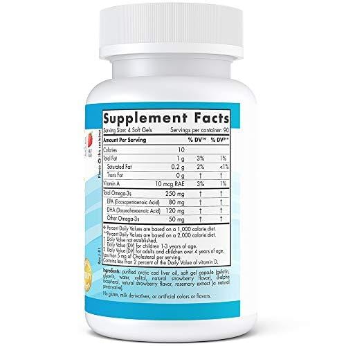 Nordic Naturals - Children's DHA, Healthy Cognitive Development and Immune Function, 360 Soft Gels