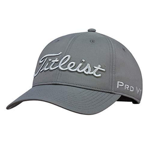 Titleist Men's Tour Performance Golf Hat, Charcoal/Grey