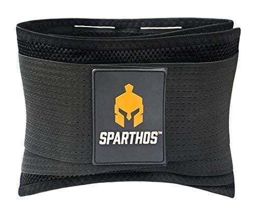 Back Brace by Sparthos - Immediate Relief for Back Pain, Herniated Disc, Sciatica, Scoliosis and more! – Breathable Mesh Design with Lumbar Pad – Adjustable Support Straps – Lower Back Belt [Size Med]