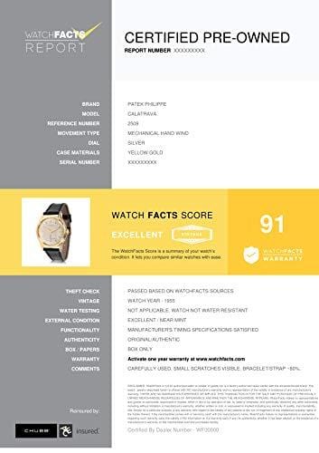 Patek Philippe Calatrava Mechanical-Hand-Wind Male Watch 2509 (Certified Pre-Owned)