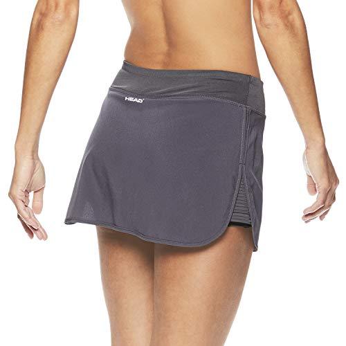 HEAD Women's Athletic Tennis Skort - Performance Training & Running Skirt - Medium Grey Spike Skort, X-Small [product _type] HEAD - Ultra Pickleball - The Pickleball Paddle MegaStore