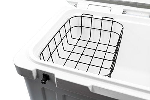 Currituck Heavy Duty Cooler by Camco -Perfect as a Boat Cooler and For Hunting, Hiking,  Camping, Fishing, The Beach and More 58 Quarts (White) (51870)