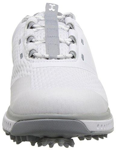Under Armour Women's Fade RST Golf Shoe, White (102)/Overcast Gray, 7.5