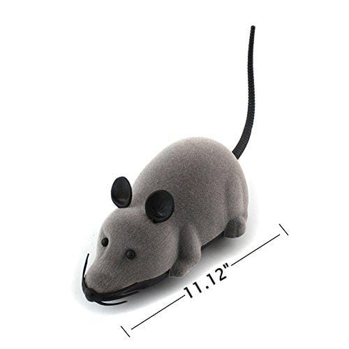 Patgoal Rat Toy for Cat, RC Funny Wireless Electronic Remote Control Mouse Rat Pet Toy for Cats Dogs Pets