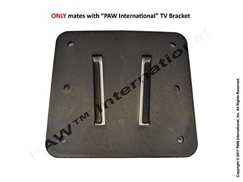 PAW International RV Bracket (Polymer) Single Wall Mount, Black