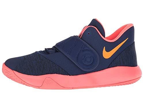 Nike Boy's KD Trey 5 VI Basketball Shoe Blue Void/Orange Peel/Flash Crimson Size 5.5 M US