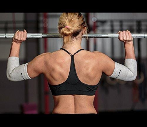 Mava Sports Elbow Sleeve Recovery Compression, Size XL – Support for Workouts, Weightlifting, Arthritis, Tendonitis, Tennis and Golfer's Elbow – Bamboo Charcoal Athletic Elbow Compression Sleeves