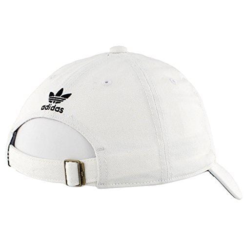 adidas Men's Originals Relaxed Strapback Cap, White/Black, One Size [product _type] adidas Originals - Ultra Pickleball - The Pickleball Paddle MegaStore