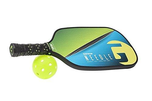 Gamma Needle Elongated Pickleball Paddle: Pickle Ball Paddles for Indoor & Outdoor Play - USAPA Approved Racquet for Adults & Kids - Pink/Blue [product _type] Gamma - Ultra Pickleball - The Pickleball Paddle MegaStore