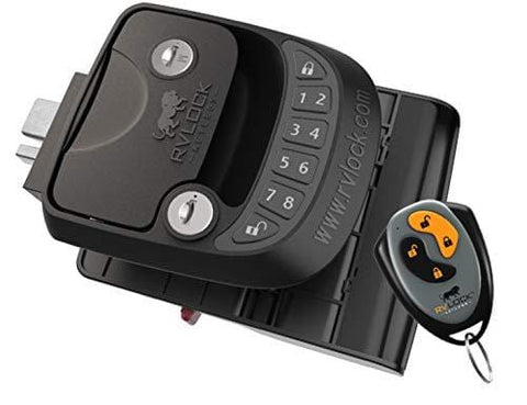 RVLock Key Fob and RH Compact Keyless Entry Keypad, RV/5th Wheel Lock Accessories
