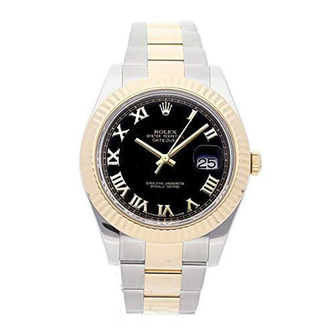 Rolex Datejust II Mechanical (Automatic) Black Dial Mens Watch 116333 (Certified Pre-Owned)