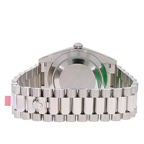 Rolex Day-Date 40 President White Gold Watch 228239 60th Anniversary Green Dial
