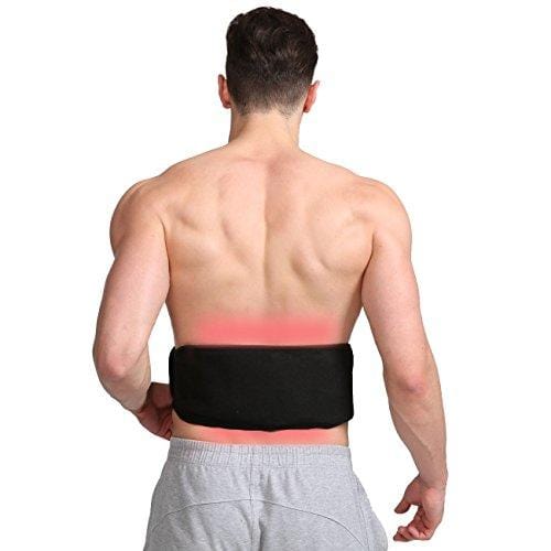 SnowGe 2 Large Hot Cold Ice Gel Pack with 1 Waist/Lumbar Back Belt Wrap Support for Pain Relief (Knee,Neck,Shoulder,leg,hip etc.)