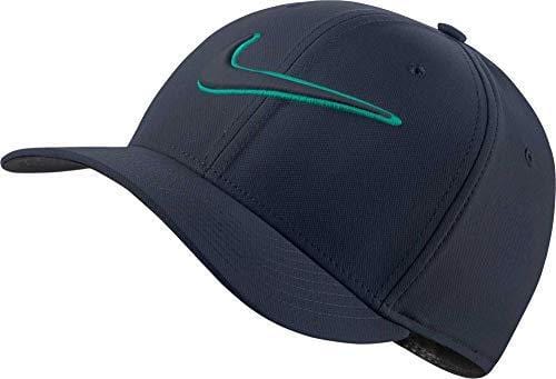 Nike Classic 99 Swoosh Golf Cap 2017 Obsidian/Anthracite/Neptune Green Small/Medium